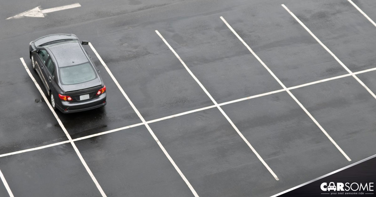 What is the problem with parking lots in USA?