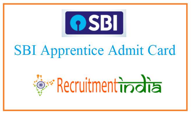 SBI Apprentice Admit Card and result